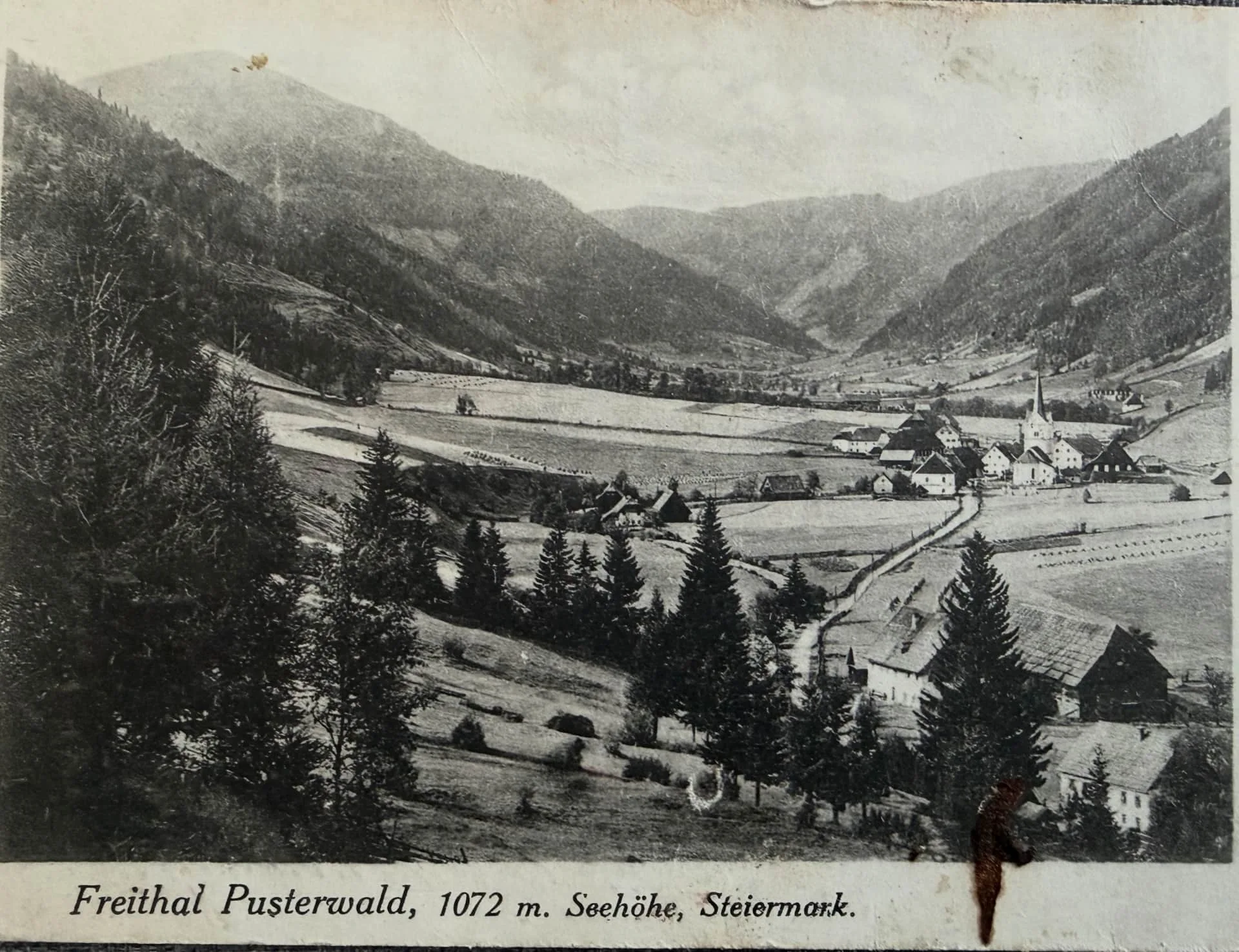 Freithal Pusterwald – historische Aufnahme