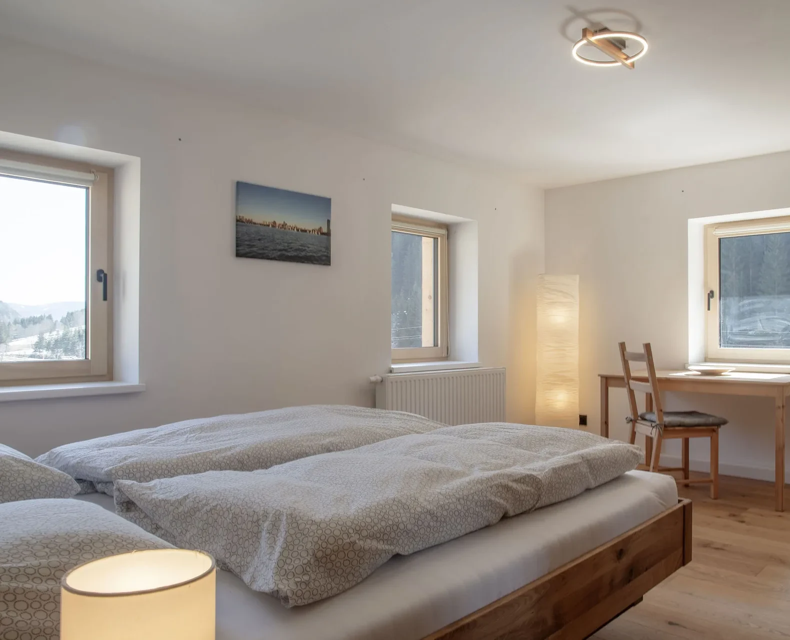 Large Courtyard Bedroom